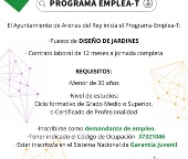 Oferta de empleo: Diseño de Jardines