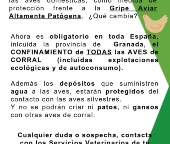 MEDIDAS DE CONFINAMIENTO DE EXPLOTACIONES PARA LA PREVENCIÓN Y CONTROL DEL CONTAGIO POR INFLUENCIA AVIAR